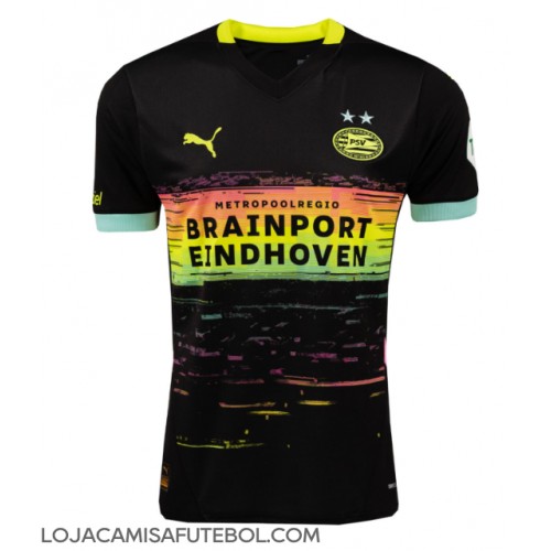 Camisa de Futebol PSV Eindhoven Equipamento Secundário 2024-25 Manga Curta